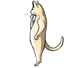 Actually..I'm cat! sticker #13912718