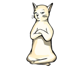 Actually..I'm cat! sticker #13912722