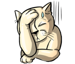 Actually..I'm cat! sticker #13912727