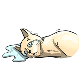 Actually..I'm cat! sticker #13912728