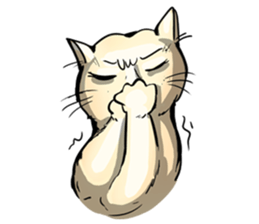 Actually..I'm cat! sticker #13912734