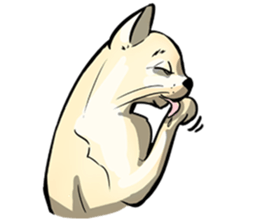 Actually..I'm cat! sticker #13912735