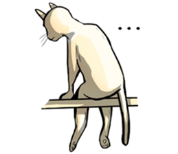 Actually..I'm cat! sticker #13912740