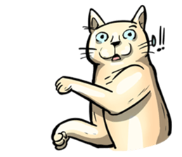 Actually..I'm cat! sticker #13912741