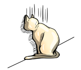 Actually..I'm cat! sticker #13912745