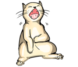 Actually..I'm cat! sticker #13912752