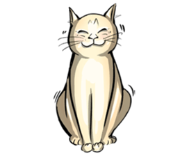 Actually..I'm cat! sticker #13912753