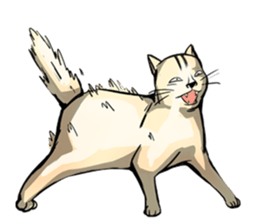 Actually..I'm cat! sticker #13912755