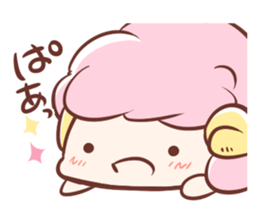 Fluffy-sheep sticker #13912817