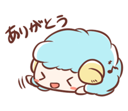 Fluffy-sheep sticker #13912818
