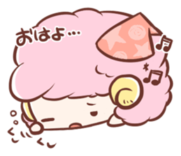 Fluffy-sheep sticker #13912820