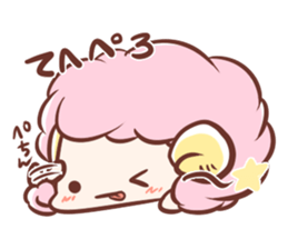 Fluffy-sheep sticker #13912822