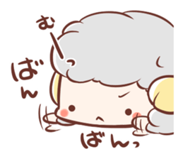 Fluffy-sheep sticker #13912830
