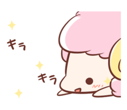 Fluffy-sheep sticker #13912837