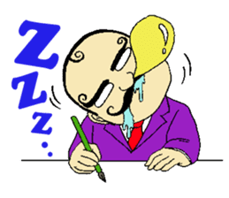 mustached butler sugano sticker #13913074