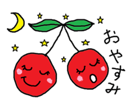 Tweet of the cherries sticker #13913639