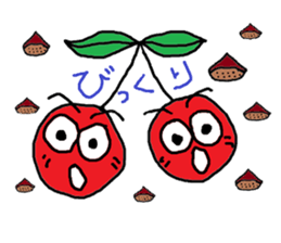 Tweet of the cherries sticker #13913657