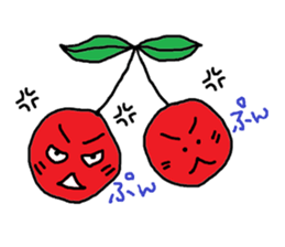Tweet of the cherries sticker #13913658