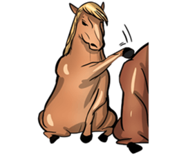 oh! horse sticker #13913976