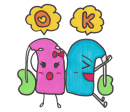 Hearing aids-chan,Hearing aids-kun sticker #13914233