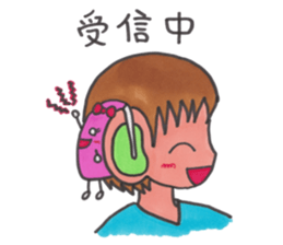 Hearing aids-chan,Hearing aids-kun sticker #13914261
