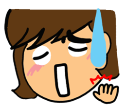 Girl of reaction5 sticker #13914471