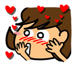 Girl of reaction5 sticker #13914474