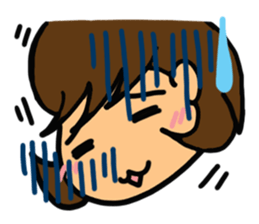 Girl of reaction5 sticker #13914478