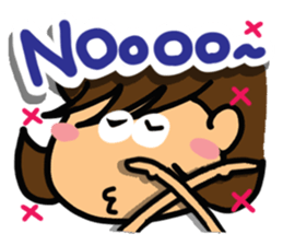 Girl of reaction5 sticker #13914486