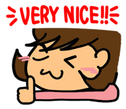 Girl of reaction5 sticker #13914493