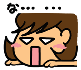 Girl of reaction5 sticker #13914503