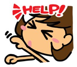 Girl of reaction5 sticker #13914506