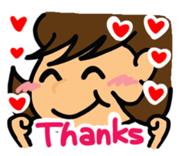 Girl of reaction5 sticker #13914509