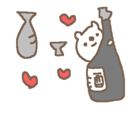 Bear Love beer! sticker #13915217