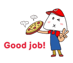 Mr.O's home delivery pizza sticker #13915668