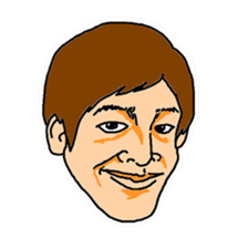 With a choice of a favorite face sticker #13915671