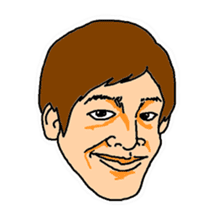 With a choice of a favorite face sticker #13915671