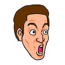 With a choice of a favorite face sticker #13915672