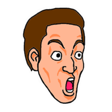 With a choice of a favorite face sticker #13915672