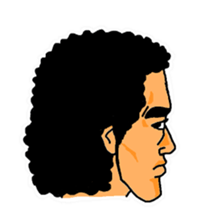 With a choice of a favorite face sticker #13915675