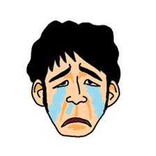 With a choice of a favorite face sticker #13915684