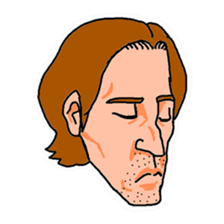 With a choice of a favorite face sticker #13915687