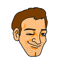 With a choice of a favorite face sticker #13915690