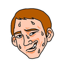 With a choice of a favorite face sticker #13915693