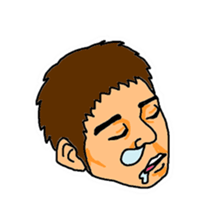 With a choice of a favorite face sticker #13915694