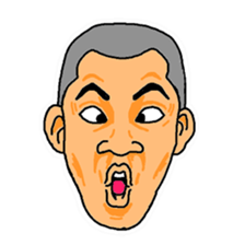 With a choice of a favorite face sticker #13915695