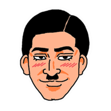 With a choice of a favorite face sticker #13915699