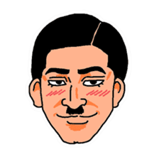 With a choice of a favorite face sticker #13915699