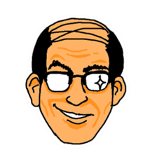 With a choice of a favorite face sticker #13915704