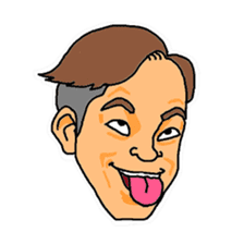 With a choice of a favorite face sticker #13915705